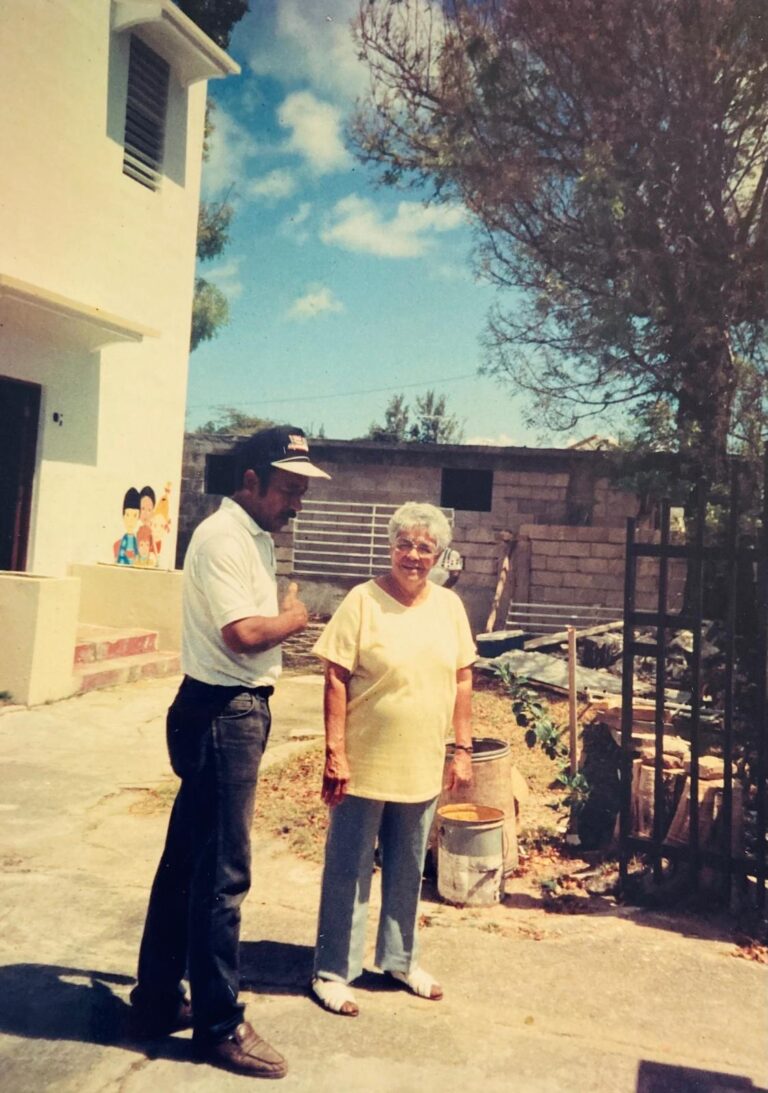 Father Eugenio Ayala and his Aunt Etilita Porfil