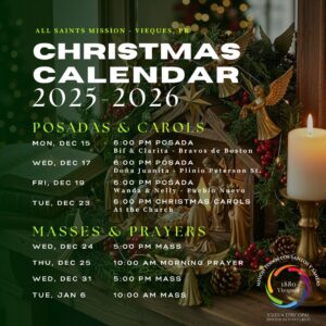 Christmas Calendar 2025-2026