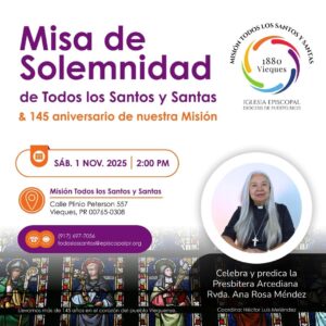 Celebración de la Misa de Solemnidad de Todos los Santos y 145° Aniversario